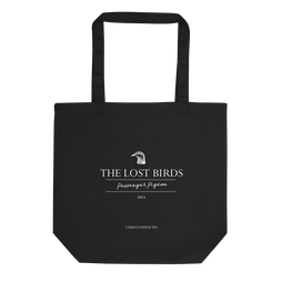 Passenger Pigeon Black Tote Bag